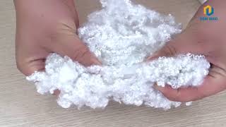 Hollow Conjugated Siliconized Polyester Staple Fiber  Part 1 [upl. by Magill]