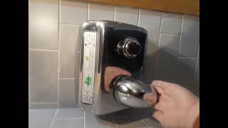 Zizzi Pizza Restaurant Duravit Wall Mounted Sink And World dryer Model A Push Button hand [upl. by Paule170]