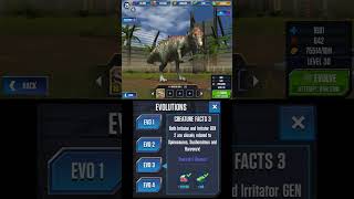 IRRITATOR GEN 2 ALL EVOLUTION  Jurassic World The Game [upl. by Bittencourt]