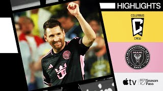 Columbus Crew vs Inter Miami CF  2024 Supporters Shield Clinched  Full Match Highlights [upl. by Ermin]