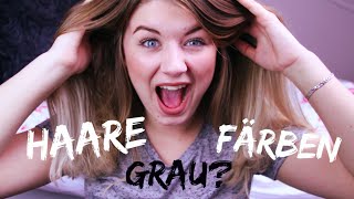 HAARE FÄRBEN⎢grau FAIL [upl. by Layton]