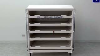 Custom Shadow Board Cleanroom Trolley Dave Barry Plastics [upl. by Rolfe]