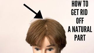 How to Get Rid of a Natural Hair Parting  TheSalonGuy [upl. by Eignat292]