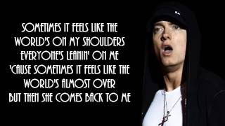 Eminem  Hailies Song lyrics HD [upl. by Mazonson]