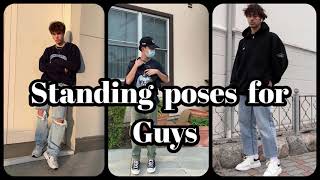 10 Standing pose ideas for guysmen Tips on how to pose for men [upl. by Oirasor717]