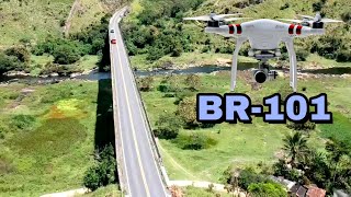 Imagens aéreas da BR101 no Sul da Bahiaquoto filmequot [upl. by Eceela]