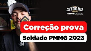 Correção da Prova de Soldado da PMMG 2023 [upl. by Yerbua]