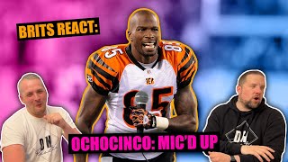 HILARIOUS British Reactions to Chad “Ochocinco” Johnson Mic’d Up [upl. by Mcspadden]