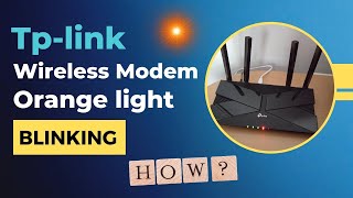 Tplink wireless Modem orange light blinking viralvideo youtubevideo videoviral [upl. by Julian]