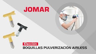 ELECCION DE LAS BOQUILLAS DE PULVERIZACION AIRLESS [upl. by Jarad576]