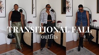 Effortless Summer to Fall Outfit Ideas  PreFall Transitional Styles [upl. by Lougheed]