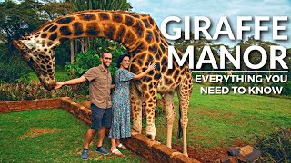 Staying At The Giraffe Manor in Nairobi Kenya  What To Expect From The Giraffe Hotel [upl. by Ojaras323]