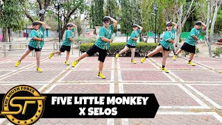 FIVE LITTLE MONKEY X SELOS  Mashup  Dance Trends  Dance Fitness  Zumba [upl. by Adilen405]