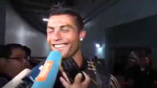 Cristiano Ronaldo telling Reporter how to say quotCoentrãoquot [upl. by Ateekram]