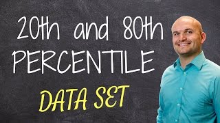 How to find the 20th and 80th percentile of a data set [upl. by Anallise]