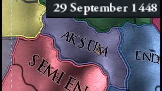 speed forming Aksum in 4 years the cursed way EU4 136 [upl. by Megargee439]