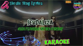 SEVDALIZA  ALIBI FT PABLLO VITTAR amp YSEULT KaraokeLyrics Oficial Music Sing Lyrics🎵 [upl. by Imogene]