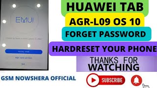 How to Hard Reset HUAWEI AGRL09 MatePad T10S – Factory Reset by Recovery Mode [upl. by Ligriv381]