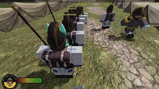 Gaudia Certaminis roblox Austria Vs French 1 life skirmish [upl. by Orihakat]