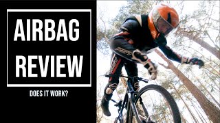 Helite Airbag Vest Review  Crash footage [upl. by Ennavoj]