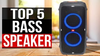 TOP 5 Best Bass Bluetooth Speaker 2024 [upl. by Burta74]