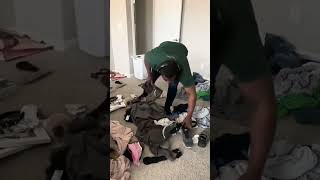 Satisfying messy bedroom cleaning [upl. by Erdua]