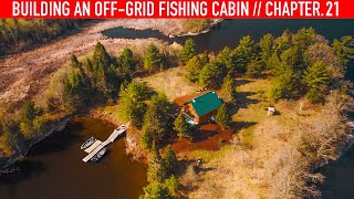 The Pressure is ON Musky Under The Dock  Building An OffGrid Fishing Cabin  Chapter 21 [upl. by Kimberli]