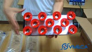 Demo Vacuum Gripper with Suction Cup Lifting IV Bags  Liquid Bags VGrip [upl. by Noraha]