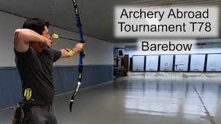 Archery Abroad Online Tournament T78 Barebow Recurve  Logan Bashline [upl. by Alram]