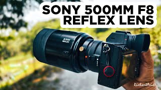 Crazy Small SONY 500mm f8 Reflex Lens [upl. by Anirroc]