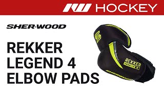 Sherwood Rekker Legend 4 Elbow Pad Review [upl. by Epilif]