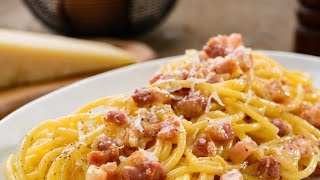 Spaghetti alla Carbonara  The Original Italian Recipe [upl. by Rosemarie]