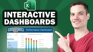 📊 How to Build Excel Interactive Dashboards [upl. by Odnamra]