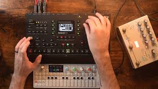 Op1  Elektron Octatrack MKII  Microcosm  Ambient session with internal and external resampling [upl. by Ahsinra]