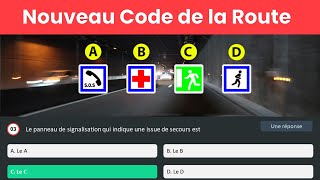 NOUVELLES QUESTIONS  Test Code de la Route 2024  Série 41 [upl. by Hamas]