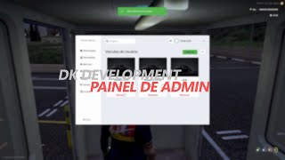 PAINEL DE ADMIN  FiveM script by DK Development [upl. by Yme]