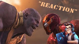 Iron Man VS Thanos Reaction Avengers Infinity War [upl. by Ymmit532]