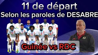 🚨Guinée vs RDC  Composition Probable [upl. by Airet576]