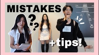 real KPOP AUDITION MISTAKES with tips [upl. by Dyan]