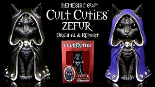 Nemesis Now ® Cult Cuties ™ Zefur  okkulte Katze  schwarze Magie  Original amp Repaint [upl. by Athelstan]