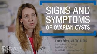 Signs and Symptoms of Ovarian Cysts [upl. by Tecil284]