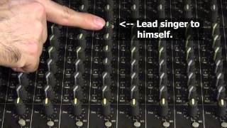 How to set up monitor mixes for live sound [upl. by Sello]