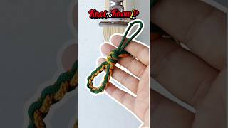 ⚠️ Knot to Know 🪢 4strand braiding method very beautiful and practical🪢 shorts diy knot [upl. by Eiznik388]