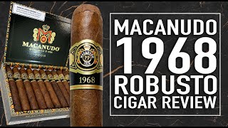 Macanudo 1968 Robusto Cigar Review [upl. by Narf337]