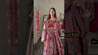 Meesho long kurta meesho longkurta youtubeindia [upl. by Sheets928]