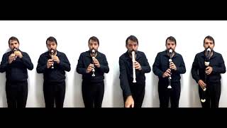 Klaus Baldet  Hans Zimmer  Pirates of the Caribbean  for recorder sextet [upl. by Nelloc208]