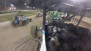 AUS3 AWSR Australian Wingless Sprintcar Title FINAL started 14th finished 3rd Warrnambool speedway [upl. by Etheline]