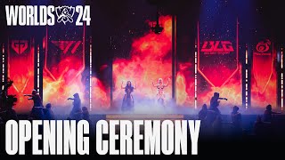 Worlds 2024 Finals Opening Ceremony Presented by Mastercard ft Linkin Park Ashnikko and More [upl. by Muhcon]