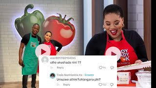 Gatvol Tirelo responds to mean comments after her cooking show 😭 [upl. by Gaut236]