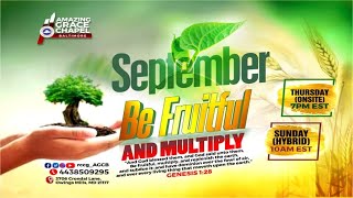 RCCG AGCB September Thanksgiving Service  quotBe Fruitful And Multiplyquot [upl. by Jaimie]